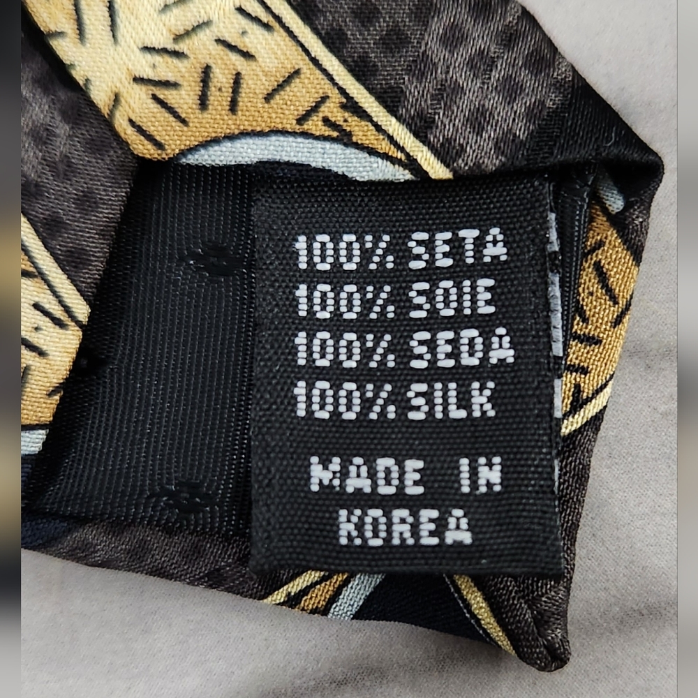 Ottimo Uomo handmade 100% silk necktie - Picture 4 of 4